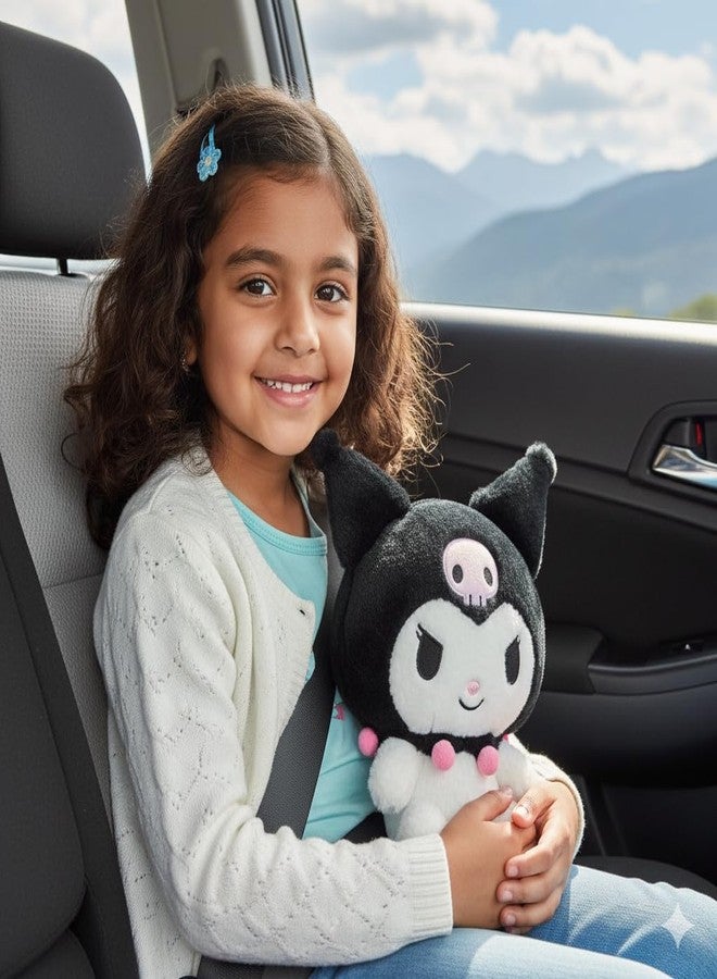 Mirada Sanrio Kuromi Soft Plush Toy - 20cm | Official Licensed Black Stuffed Doll for Kids & Girls | Cute Collectible Anime Character Plushie | Ideal Gift for Birthday, Christmas & Diwali - Image 5
